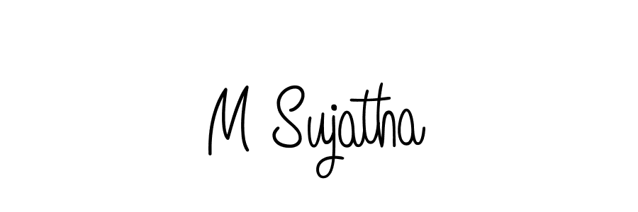 You can use this online signature creator to create a handwritten signature for the name M Sujatha. This is the best online autograph maker. M Sujatha signature style 5 images and pictures png