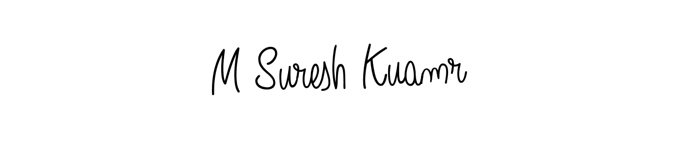 Also You can easily find your signature by using the search form. We will create M Suresh Kuamr name handwritten signature images for you free of cost using Angelique-Rose-font-FFP sign style. M Suresh Kuamr signature style 5 images and pictures png