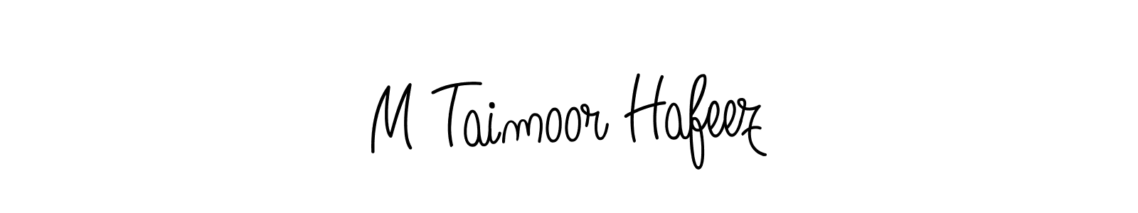 This is the best signature style for the M Taimoor Hafeez name. Also you like these signature font (Angelique-Rose-font-FFP). Mix name signature. M Taimoor Hafeez signature style 5 images and pictures png