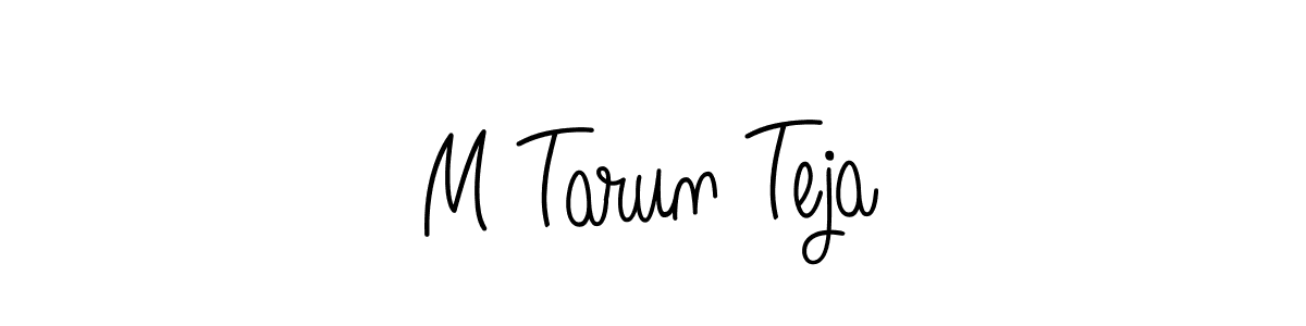 Once you've used our free online signature maker to create your best signature Angelique-Rose-font-FFP style, it's time to enjoy all of the benefits that M Tarun Teja name signing documents. M Tarun Teja signature style 5 images and pictures png
