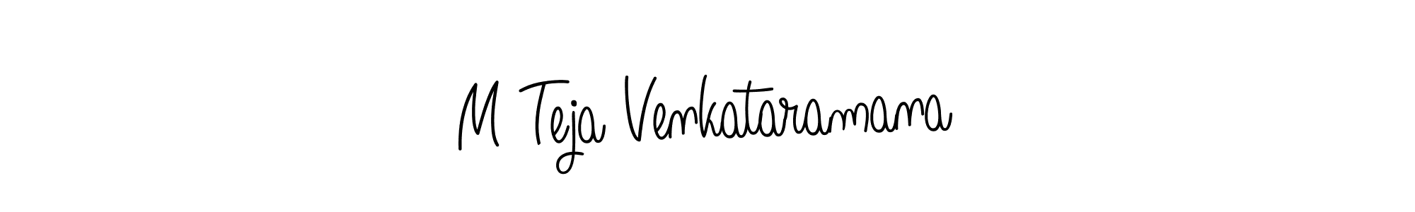 M Teja Venkataramana stylish signature style. Best Handwritten Sign (Angelique-Rose-font-FFP) for my name. Handwritten Signature Collection Ideas for my name M Teja Venkataramana. M Teja Venkataramana signature style 5 images and pictures png