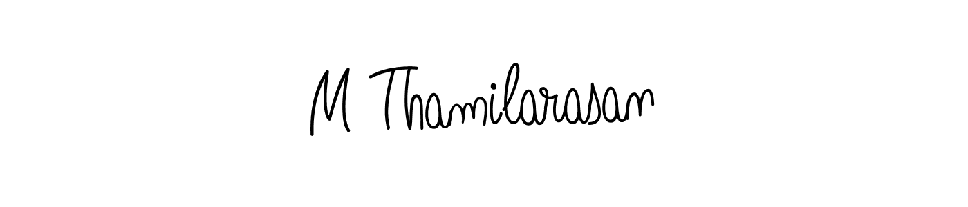 Angelique-Rose-font-FFP is a professional signature style that is perfect for those who want to add a touch of class to their signature. It is also a great choice for those who want to make their signature more unique. Get M Thamilarasan name to fancy signature for free. M Thamilarasan signature style 5 images and pictures png