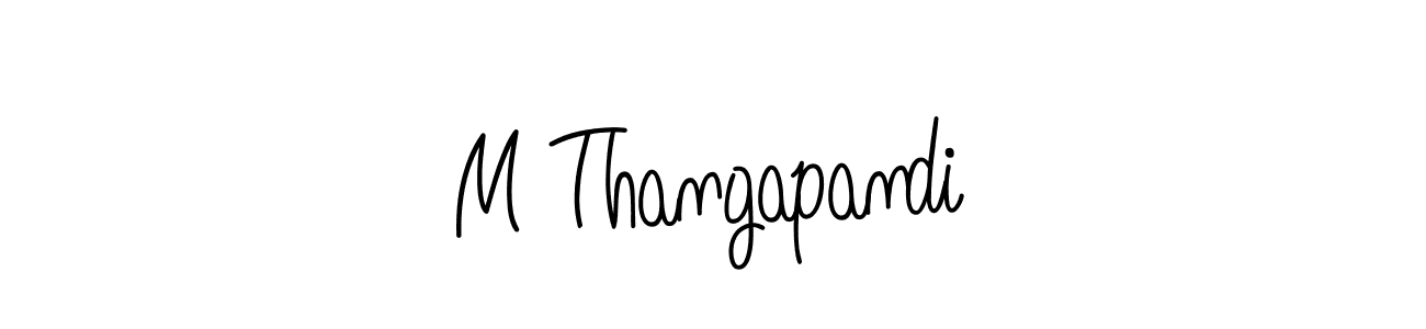 Once you've used our free online signature maker to create your best signature Angelique-Rose-font-FFP style, it's time to enjoy all of the benefits that M Thangapandi name signing documents. M Thangapandi signature style 5 images and pictures png