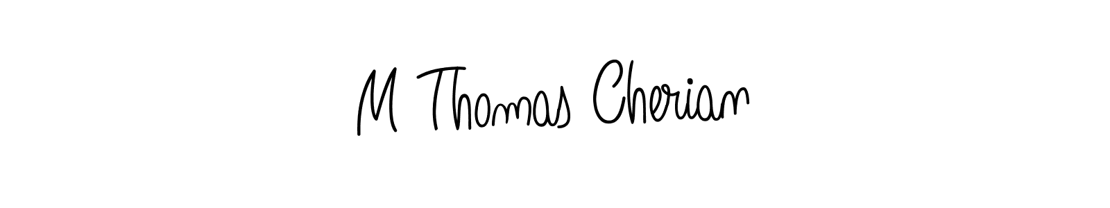 Once you've used our free online signature maker to create your best signature Angelique-Rose-font-FFP style, it's time to enjoy all of the benefits that M Thomas Cherian name signing documents. M Thomas Cherian signature style 5 images and pictures png