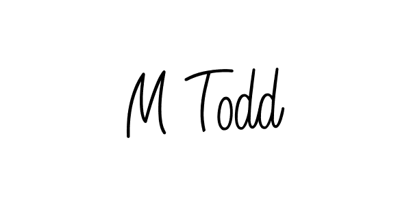 Once you've used our free online signature maker to create your best signature Angelique-Rose-font-FFP style, it's time to enjoy all of the benefits that M Todd name signing documents. M Todd signature style 5 images and pictures png