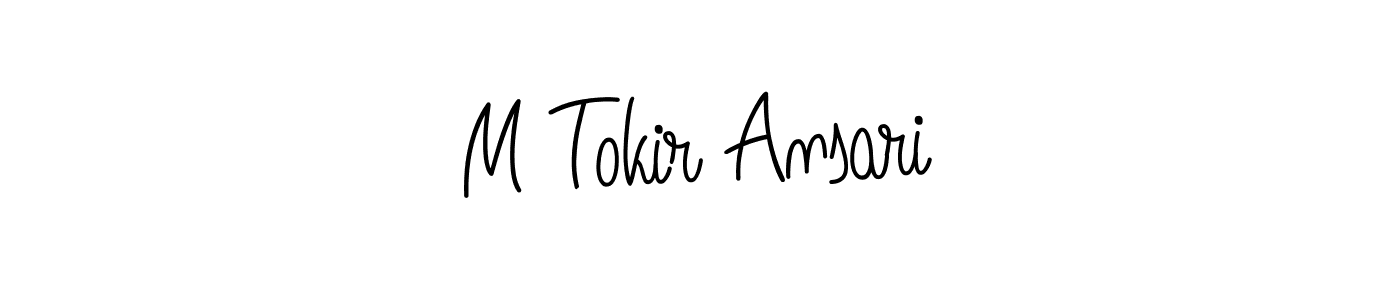 It looks lik you need a new signature style for name M Tokir Ansari. Design unique handwritten (Angelique-Rose-font-FFP) signature with our free signature maker in just a few clicks. M Tokir Ansari signature style 5 images and pictures png