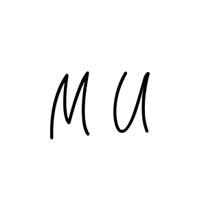 How to Draw M U signature style? Angelique-Rose-font-FFP is a latest design signature styles for name M U. M U signature style 5 images and pictures png