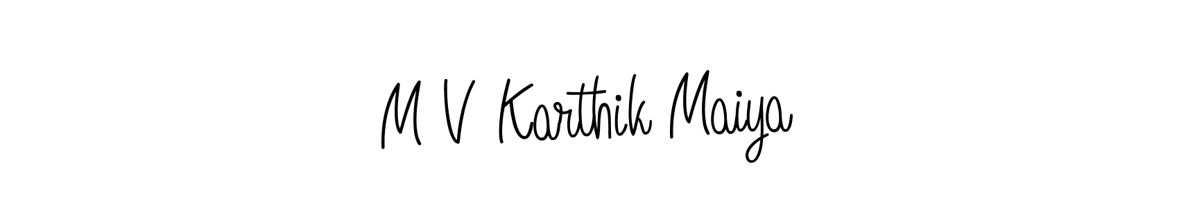 Here are the top 10 professional signature styles for the name M V Karthik Maiya. These are the best autograph styles you can use for your name. M V Karthik Maiya signature style 5 images and pictures png