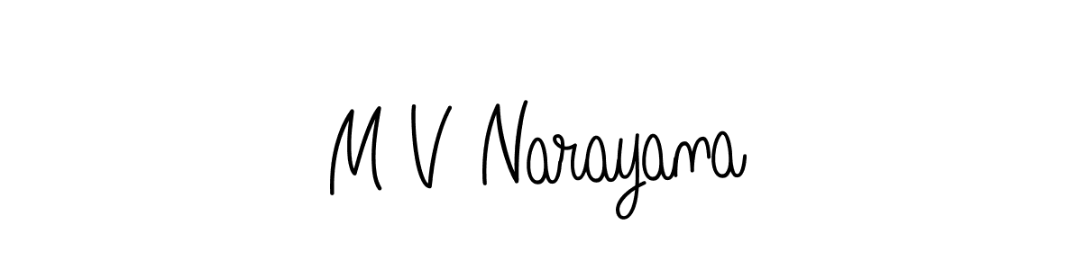 Also You can easily find your signature by using the search form. We will create M V Narayana name handwritten signature images for you free of cost using Angelique-Rose-font-FFP sign style. M V Narayana signature style 5 images and pictures png