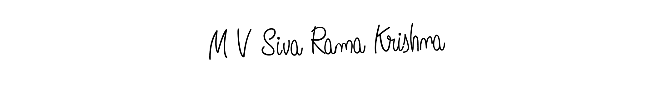 This is the best signature style for the M V Siva Rama Krishna name. Also you like these signature font (Angelique-Rose-font-FFP). Mix name signature. M V Siva Rama Krishna signature style 5 images and pictures png