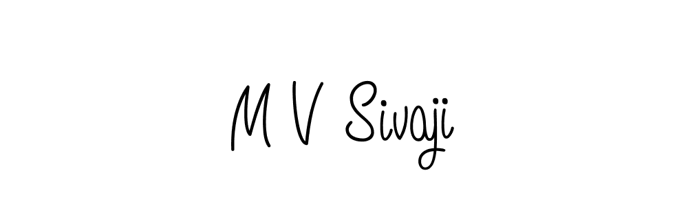 It looks lik you need a new signature style for name M V Sivaji. Design unique handwritten (Angelique-Rose-font-FFP) signature with our free signature maker in just a few clicks. M V Sivaji signature style 5 images and pictures png