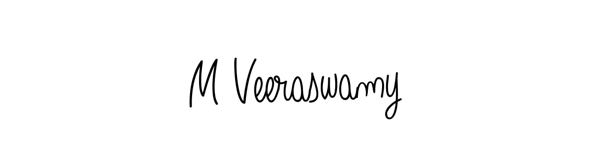 Make a beautiful signature design for name M Veeraswamy. Use this online signature maker to create a handwritten signature for free. M Veeraswamy signature style 5 images and pictures png