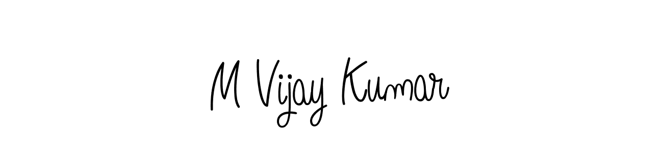 Best and Professional Signature Style for M Vijay Kumar. Angelique-Rose-font-FFP Best Signature Style Collection. M Vijay Kumar signature style 5 images and pictures png