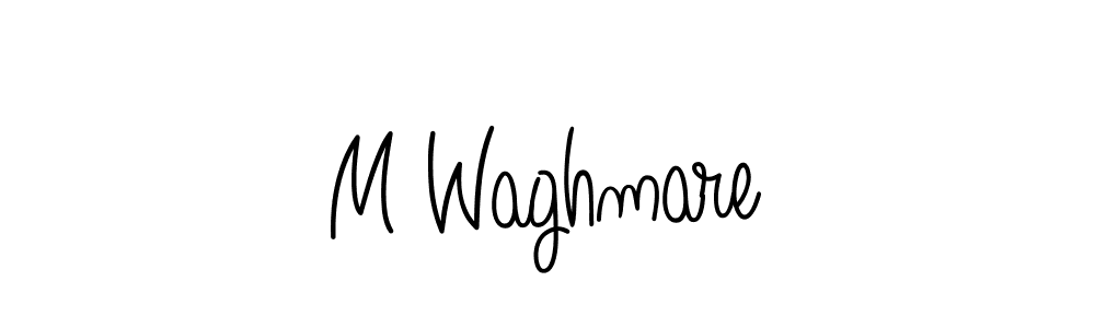 Also we have M Waghmare name is the best signature style. Create professional handwritten signature collection using Angelique-Rose-font-FFP autograph style. M Waghmare signature style 5 images and pictures png