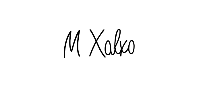 Make a short M Xalxo signature style. Manage your documents anywhere anytime using Angelique-Rose-font-FFP. Create and add eSignatures, submit forms, share and send files easily. M Xalxo signature style 5 images and pictures png