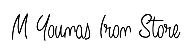 A stylish, flowing autograph style designed for name M Younas Iron Store using Angelique-Rose-font-FFP typography. Perfect for digital creative projects. M Younas Iron Store signature style 5 images and pictures png