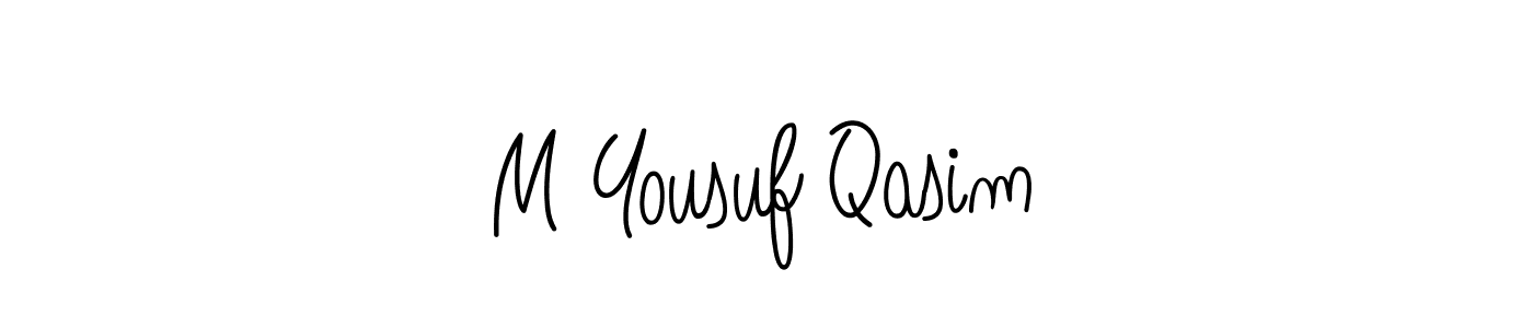 How to make M Yousuf Qasim signature? Angelique-Rose-font-FFP is a professional autograph style. Create handwritten signature for M Yousuf Qasim name. M Yousuf Qasim signature style 5 images and pictures png