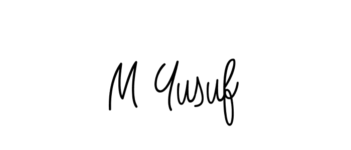 This is the best signature style for the M Yusuf name. Also you like these signature font (Angelique-Rose-font-FFP). Mix name signature. M Yusuf signature style 5 images and pictures png