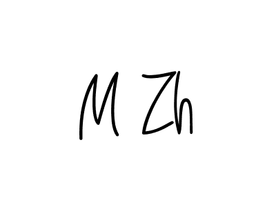 Best and Professional Signature Style for M Zh. Angelique-Rose-font-FFP Best Signature Style Collection. M Zh signature style 5 images and pictures png