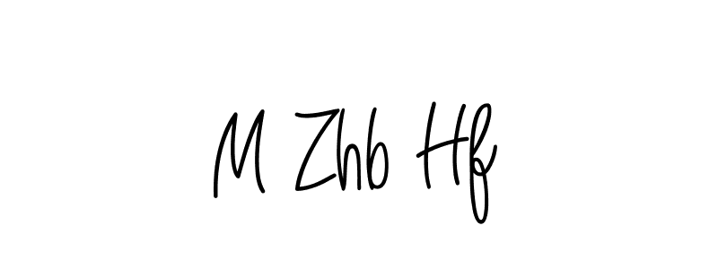 Make a beautiful signature design for name M Zhb Hf. Use this online signature maker to create a handwritten signature for free. M Zhb Hf signature style 5 images and pictures png