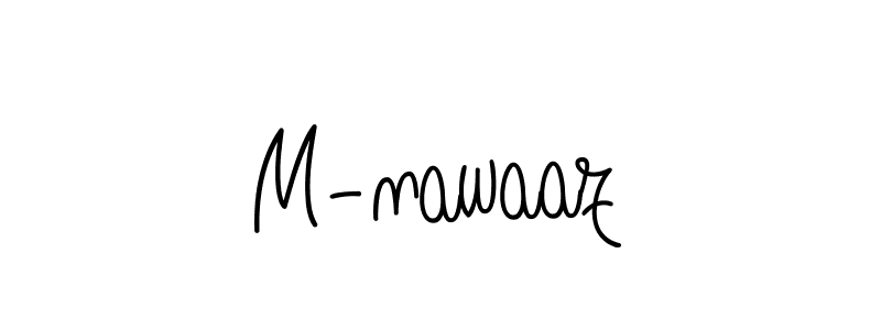 How to make M-nawaaz signature? Angelique-Rose-font-FFP is a professional autograph style. Create handwritten signature for M-nawaaz name. M-nawaaz signature style 5 images and pictures png