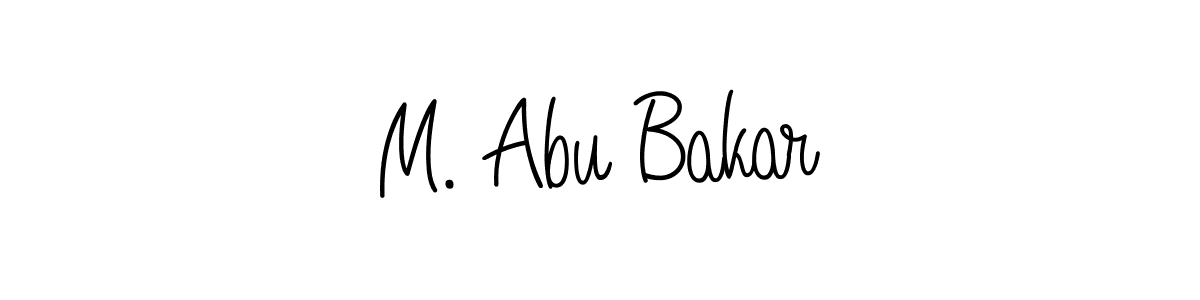How to make M. Abu Bakar signature? Angelique-Rose-font-FFP is a professional autograph style. Create handwritten signature for M. Abu Bakar name. M. Abu Bakar signature style 5 images and pictures png