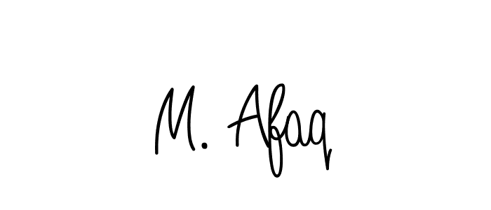 Check out images of Autograph of M. Afaq name. Actor M. Afaq Signature Style. Angelique-Rose-font-FFP is a professional sign style online. M. Afaq signature style 5 images and pictures png