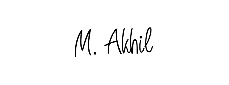 How to make M. Akhil signature? Angelique-Rose-font-FFP is a professional autograph style. Create handwritten signature for M. Akhil name. M. Akhil signature style 5 images and pictures png