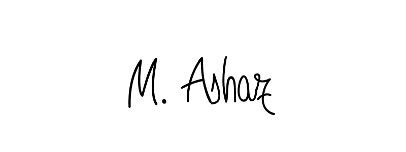 if you are searching for the best signature style for your name M. Ashaz. so please give up your signature search. here we have designed multiple signature styles  using Angelique-Rose-font-FFP. M. Ashaz signature style 5 images and pictures png