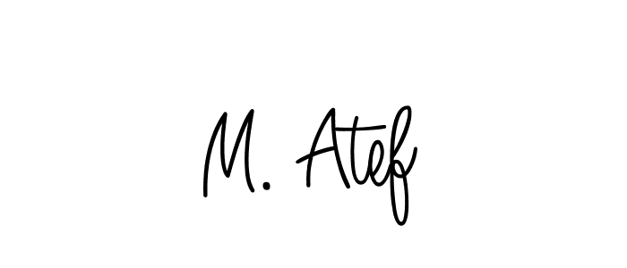 Also we have M. Atef name is the best signature style. Create professional handwritten signature collection using Angelique-Rose-font-FFP autograph style. M. Atef signature style 5 images and pictures png