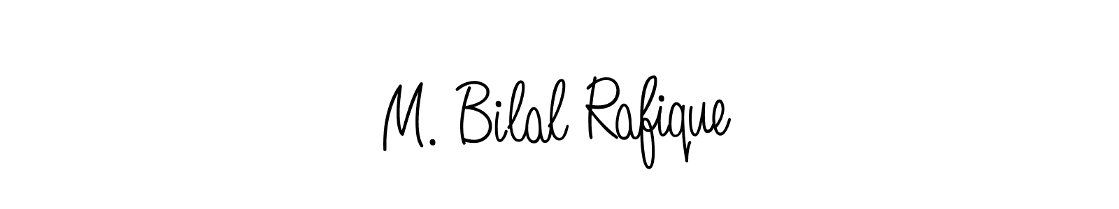 M. Bilal Rafique stylish signature style. Best Handwritten Sign (Angelique-Rose-font-FFP) for my name. Handwritten Signature Collection Ideas for my name M. Bilal Rafique. M. Bilal Rafique signature style 5 images and pictures png