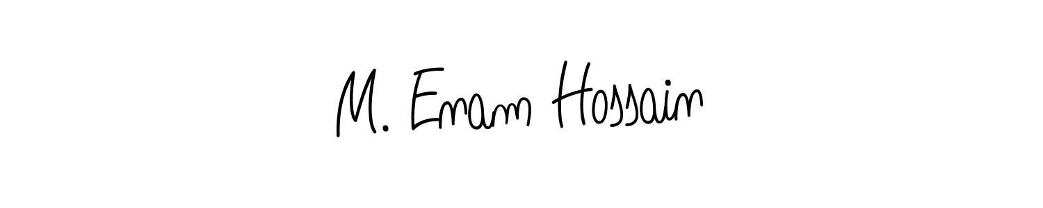 Also You can easily find your signature by using the search form. We will create M. Enam Hossain name handwritten signature images for you free of cost using Angelique-Rose-font-FFP sign style. M. Enam Hossain signature style 5 images and pictures png