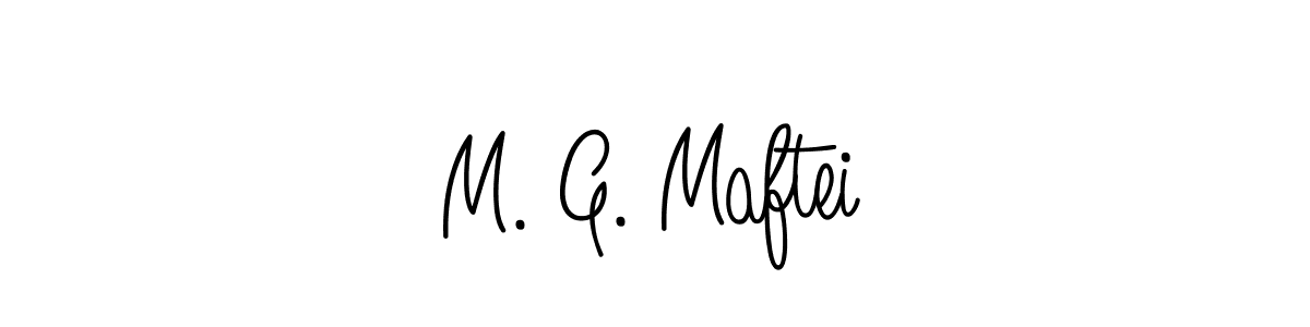 Make a beautiful signature design for name M. G. Maftei. Use this online signature maker to create a handwritten signature for free. M. G. Maftei signature style 5 images and pictures png