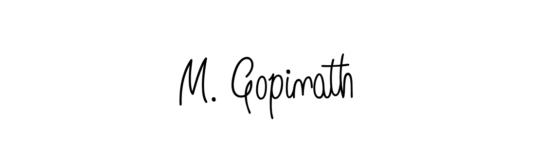 Once you've used our free online signature maker to create your best signature Angelique-Rose-font-FFP style, it's time to enjoy all of the benefits that M. Gopinath name signing documents. M. Gopinath signature style 5 images and pictures png