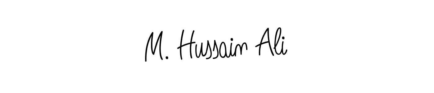 Make a short M. Hussain Ali signature style. Manage your documents anywhere anytime using Angelique-Rose-font-FFP. Create and add eSignatures, submit forms, share and send files easily. M. Hussain Ali signature style 5 images and pictures png