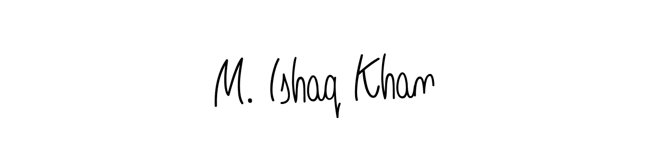 It looks lik you need a new signature style for name M. Ishaq Khan. Design unique handwritten (Angelique-Rose-font-FFP) signature with our free signature maker in just a few clicks. M. Ishaq Khan signature style 5 images and pictures png