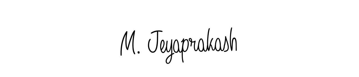 Make a short M. Jeyaprakash signature style. Manage your documents anywhere anytime using Angelique-Rose-font-FFP. Create and add eSignatures, submit forms, share and send files easily. M. Jeyaprakash signature style 5 images and pictures png