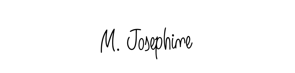 It looks lik you need a new signature style for name M. Josephine. Design unique handwritten (Angelique-Rose-font-FFP) signature with our free signature maker in just a few clicks. M. Josephine signature style 5 images and pictures png