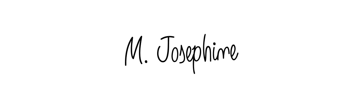 Check out images of Autograph of M. Josephine name. Actor M. Josephine Signature Style. Angelique-Rose-font-FFP is a professional sign style online. M. Josephine signature style 5 images and pictures png