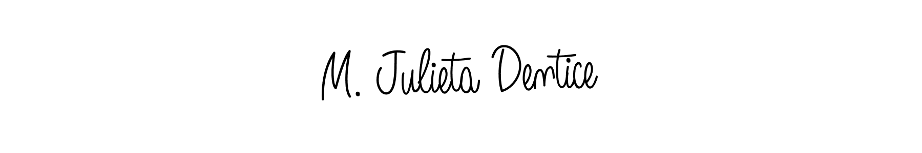 You can use this online signature creator to create a handwritten signature for the name M. Julieta Dentice. This is the best online autograph maker. M. Julieta Dentice signature style 5 images and pictures png