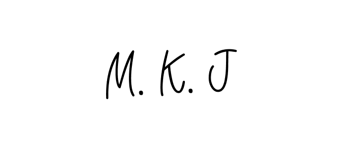 It looks lik you need a new signature style for name M. K. J. Design unique handwritten (Angelique-Rose-font-FFP) signature with our free signature maker in just a few clicks. M. K. J signature style 5 images and pictures png
