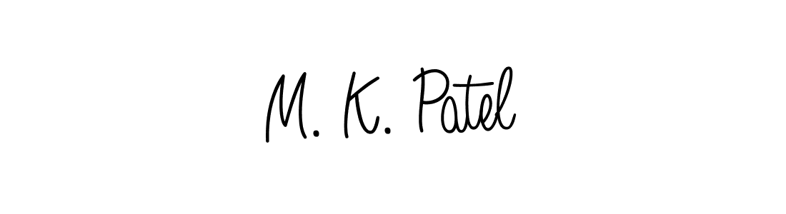 Make a beautiful signature design for name M. K. Patel. Use this online signature maker to create a handwritten signature for free. M. K. Patel signature style 5 images and pictures png