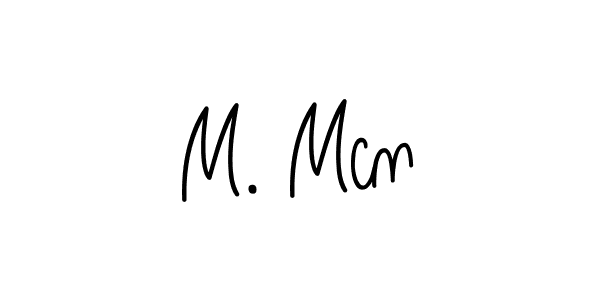 This is the best signature style for the M. Mcn name. Also you like these signature font (Angelique-Rose-font-FFP). Mix name signature. M. Mcn signature style 5 images and pictures png