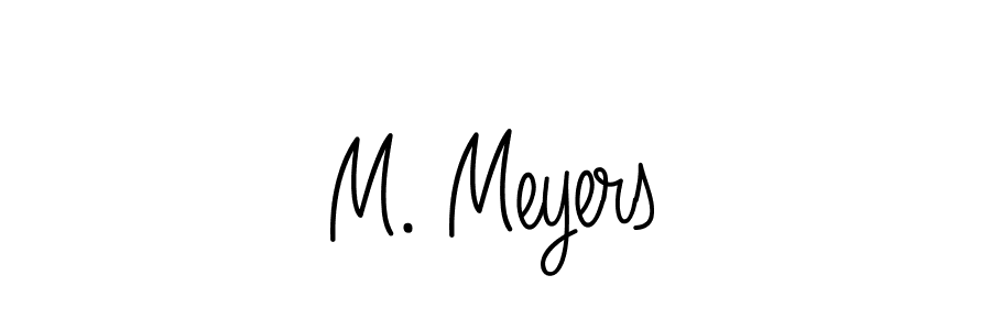 Also we have M. Meyers name is the best signature style. Create professional handwritten signature collection using Angelique-Rose-font-FFP autograph style. M. Meyers signature style 5 images and pictures png