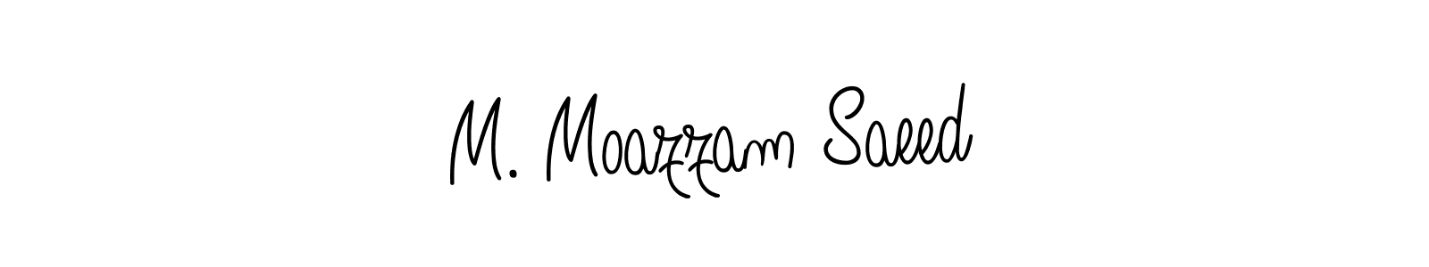 Check out images of Autograph of M. Moazzam Saeed name. Actor M. Moazzam Saeed Signature Style. Angelique-Rose-font-FFP is a professional sign style online. M. Moazzam Saeed signature style 5 images and pictures png