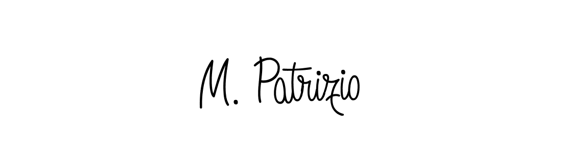 M. Patrizio stylish signature style. Best Handwritten Sign (Angelique-Rose-font-FFP) for my name. Handwritten Signature Collection Ideas for my name M. Patrizio. M. Patrizio signature style 5 images and pictures png