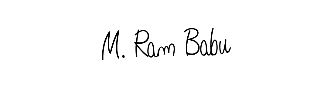 Best and Professional Signature Style for M. Ram Babu. Angelique-Rose-font-FFP Best Signature Style Collection. M. Ram Babu signature style 5 images and pictures png