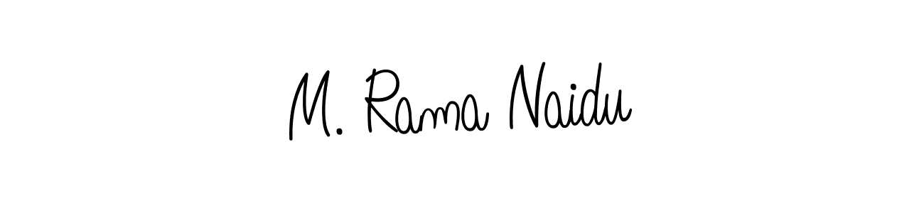 Make a beautiful signature design for name M. Rama Naidu. Use this online signature maker to create a handwritten signature for free. M. Rama Naidu signature style 5 images and pictures png
