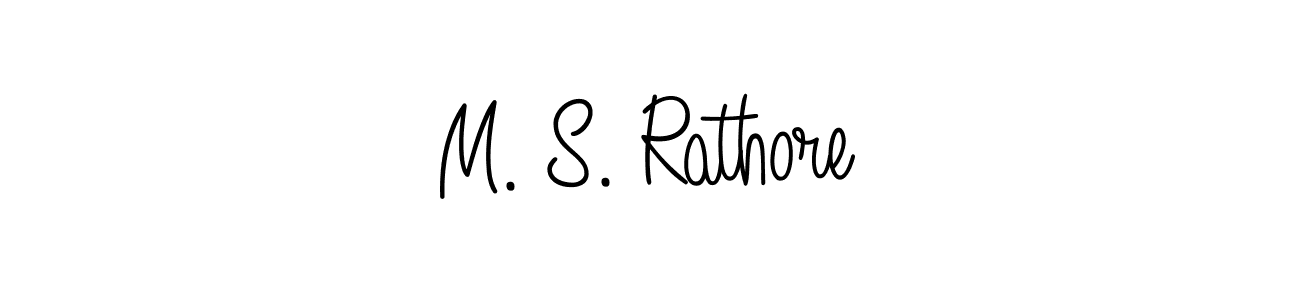 It looks lik you need a new signature style for name M. S. Rathore. Design unique handwritten (Angelique-Rose-font-FFP) signature with our free signature maker in just a few clicks. M. S. Rathore signature style 5 images and pictures png