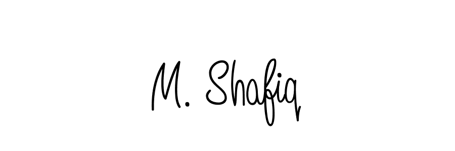 Angelique-Rose-font-FFP is a professional signature style that is perfect for those who want to add a touch of class to their signature. It is also a great choice for those who want to make their signature more unique. Get M. Shafiq name to fancy signature for free. M. Shafiq signature style 5 images and pictures png